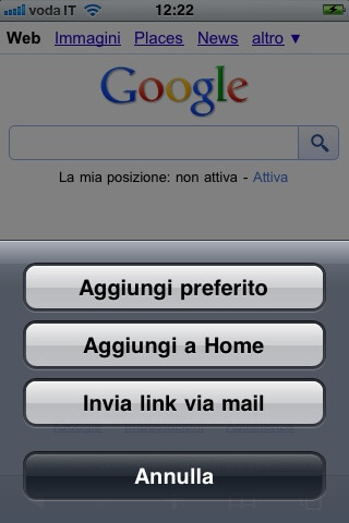 Aggiungere un sito preferito sulla home dei dispositivi mobili iPhone e iPad