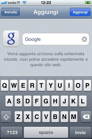 Aggiungere un sito preferito sulla home dei dispositivi mobili iPhone e iPad