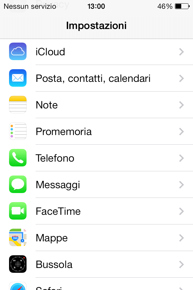 Configurare la posta elettronica su dispositivi mobili iPhone e iPad