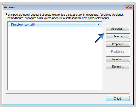 Configurare la posta elettronica con il protocollo pop3 con Windows Live Mail