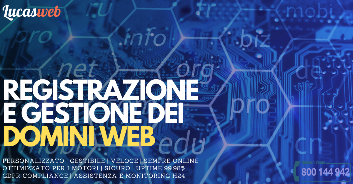 Registrazione domini, pratiche burocratiche e gestione dei servizi collegati Registrazione domini, pratiche burocratiche e gestione dei servizi collegati