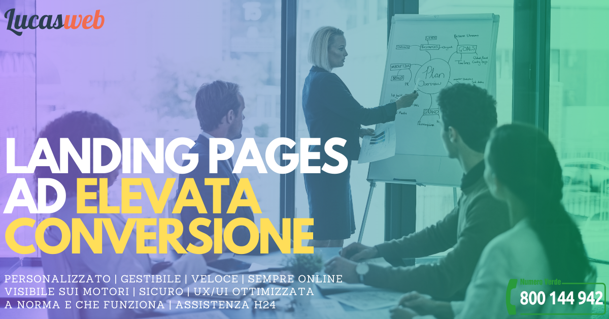 Landing pages ottimizzate per ottenere una elevata conversione