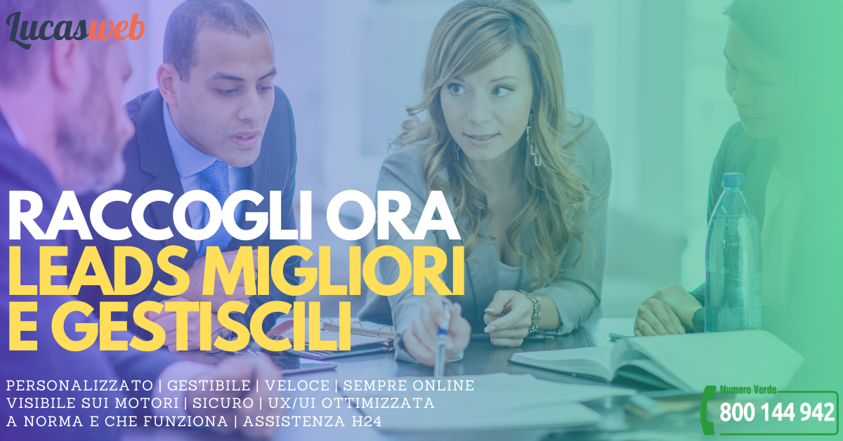 Landing pages per ottenere i migliori leads e contatti Landing pages per ottenere i migliori leads e contatti