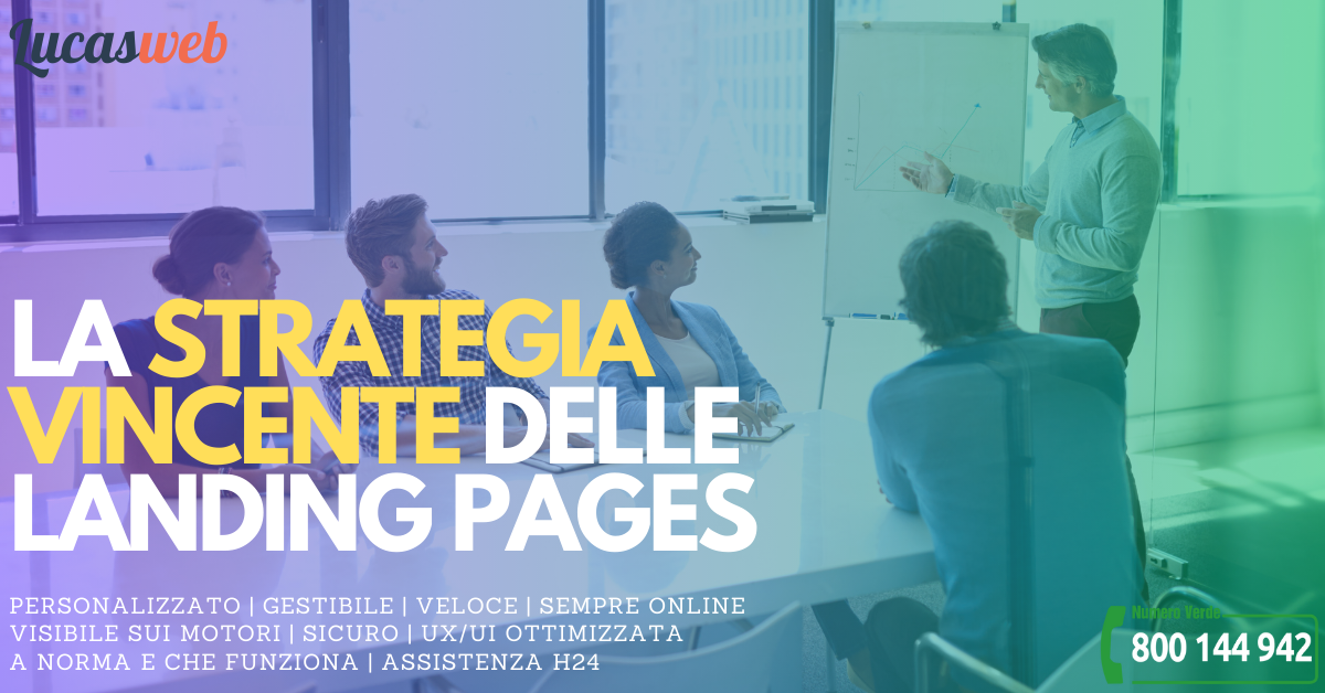 Landing pages con una strategia vincente e personalizzata Landing pages con una strategia vincente e personalizzata