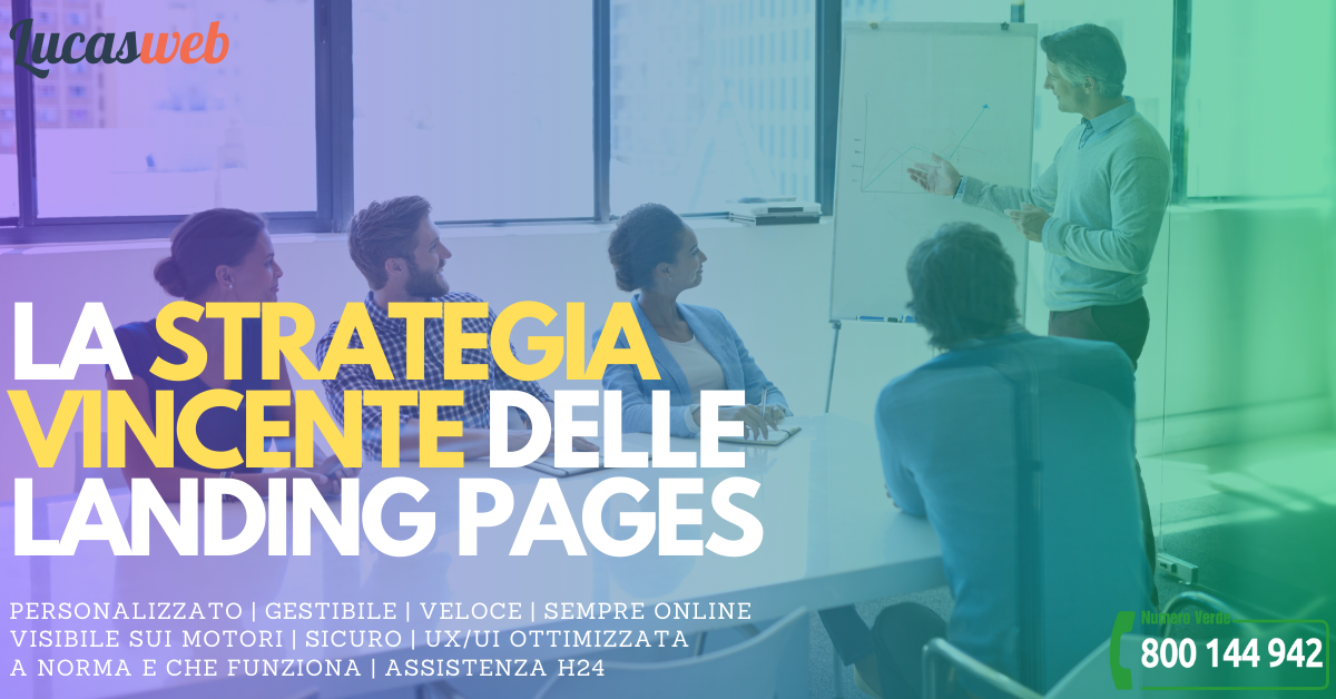 Landing pages con una strategia vincente e personalizzata