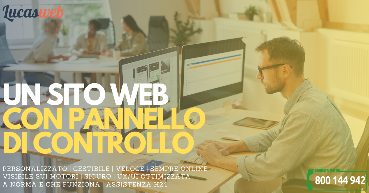Realizzazione sito web con pannello di controllo CMS custom Realizzazione sito web con pannello di controllo CMS custom