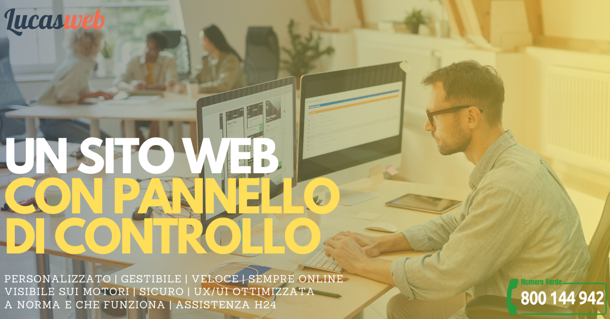 Realizzazione sito web con pannello di controllo CMS custom