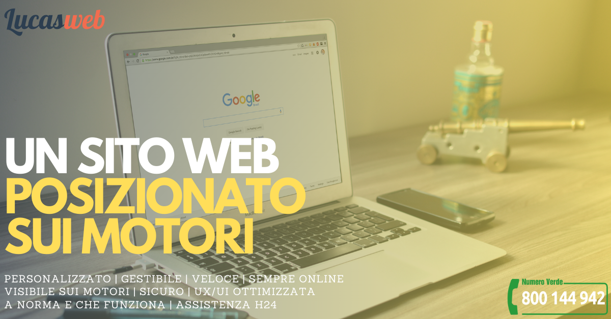 Realizzazione sito web ottimizzato per la SEO e il posizionamento sui motori di ricerca