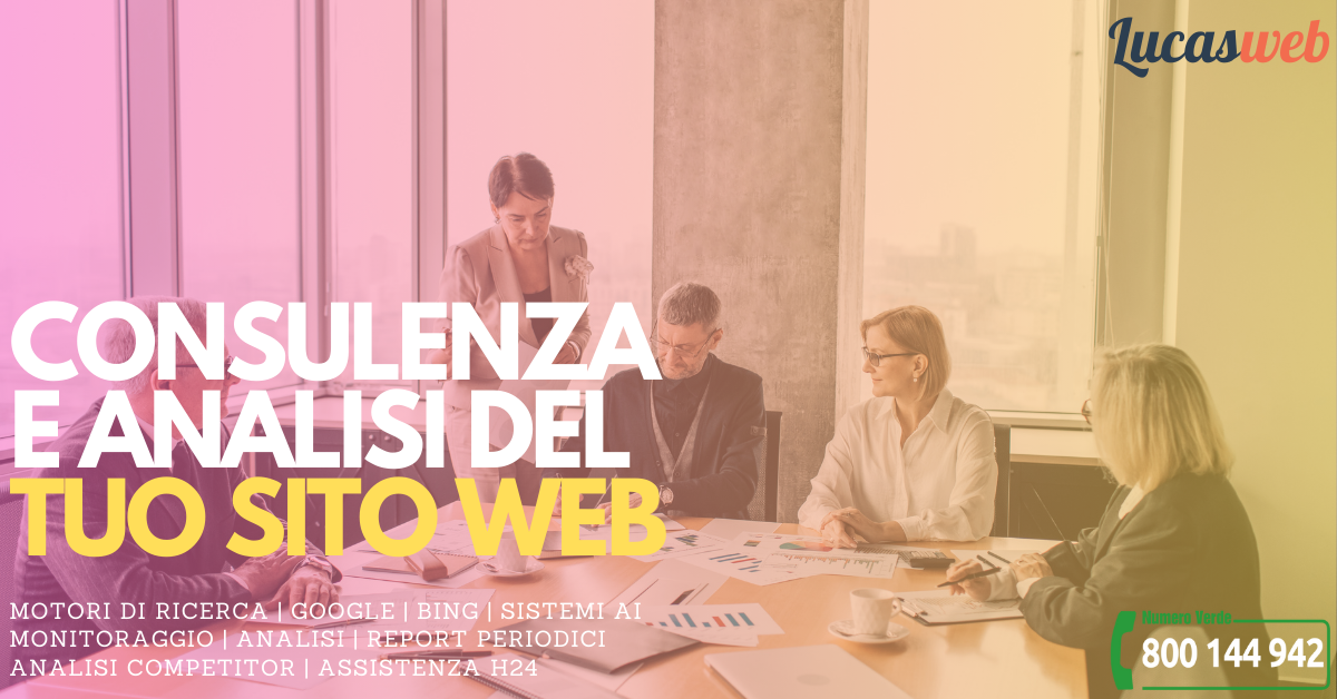 Consulenza SEO e analisi del tuo sito web