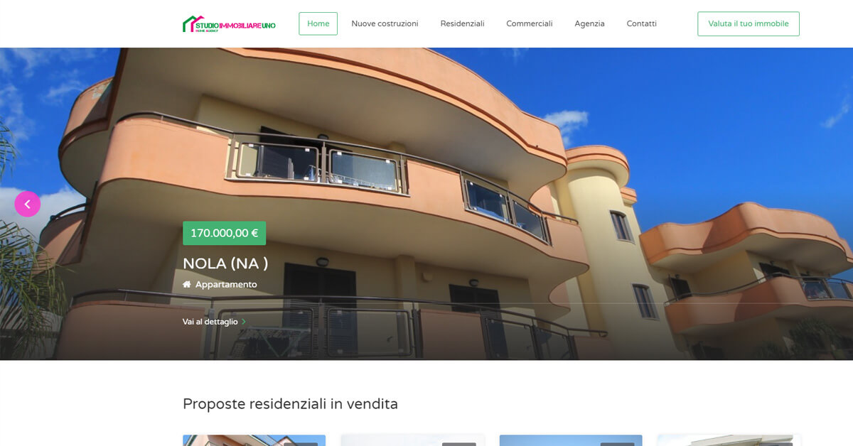 Sito web per agenzia immobiliare