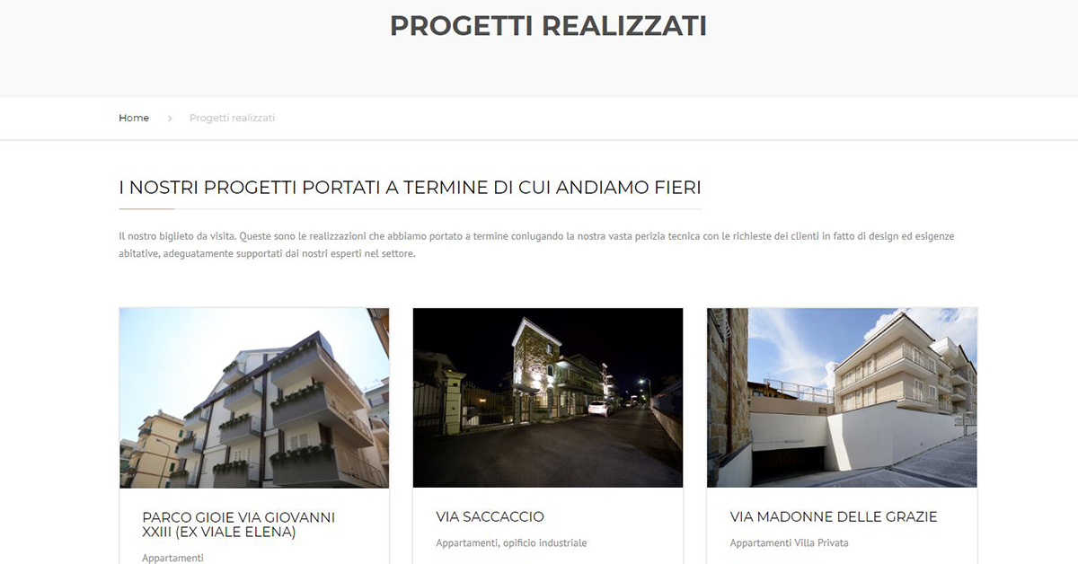 Progetti e proposte immobiliari