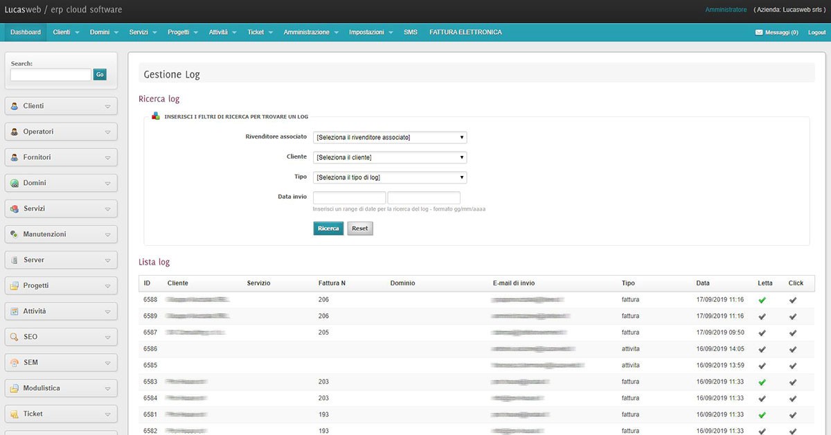 Gestionale per web agency e studi di comunicazione e grafica