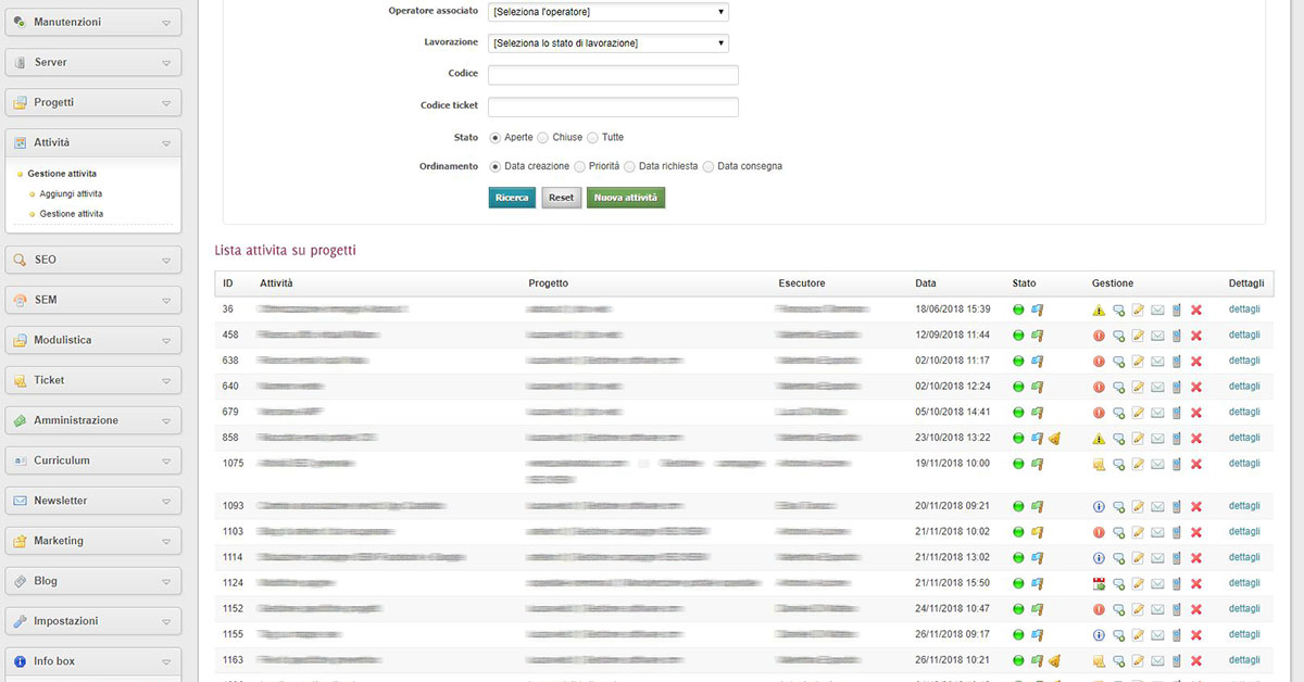 Gestionale per web agency e studi di comunicazione e grafica