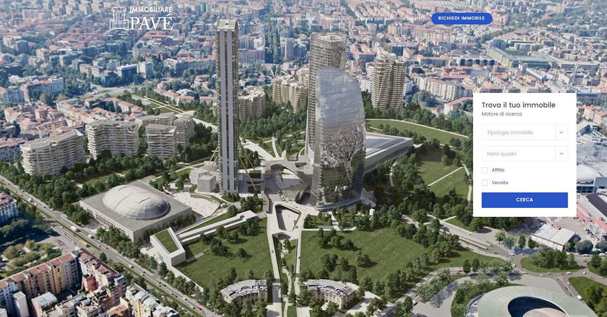 Home page sito agenzia immobiliare