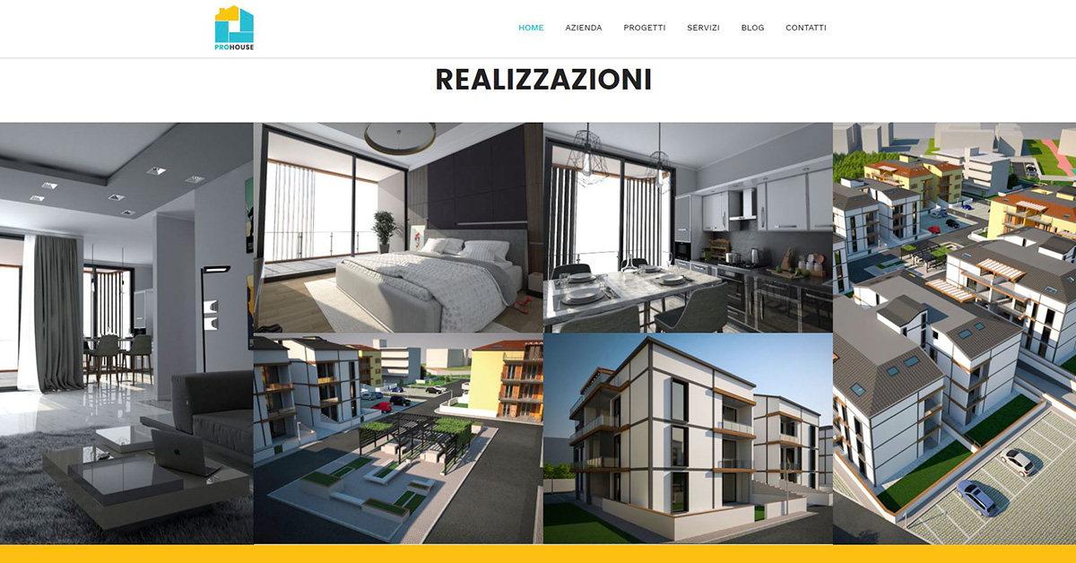 Sito web per impresa di costruzioni