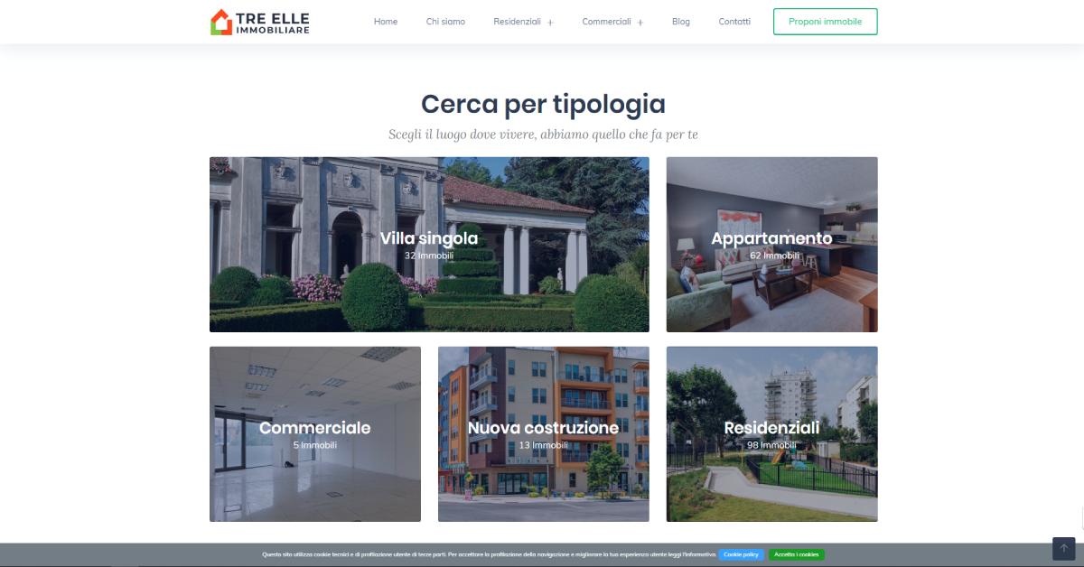 Sito web agenzia immobiliare