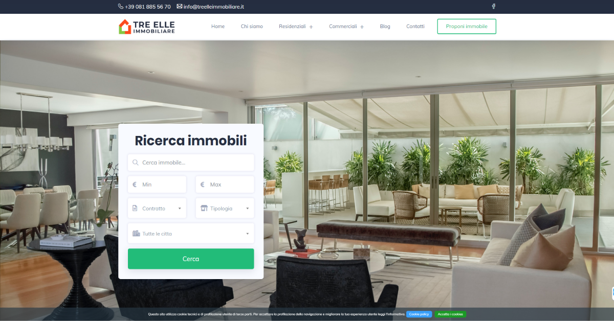 Sito web per agenzia immobiliare