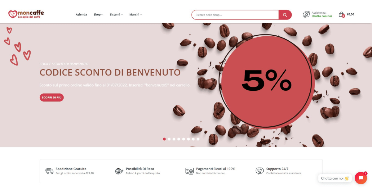 Slide home page gestibili dal pannello web