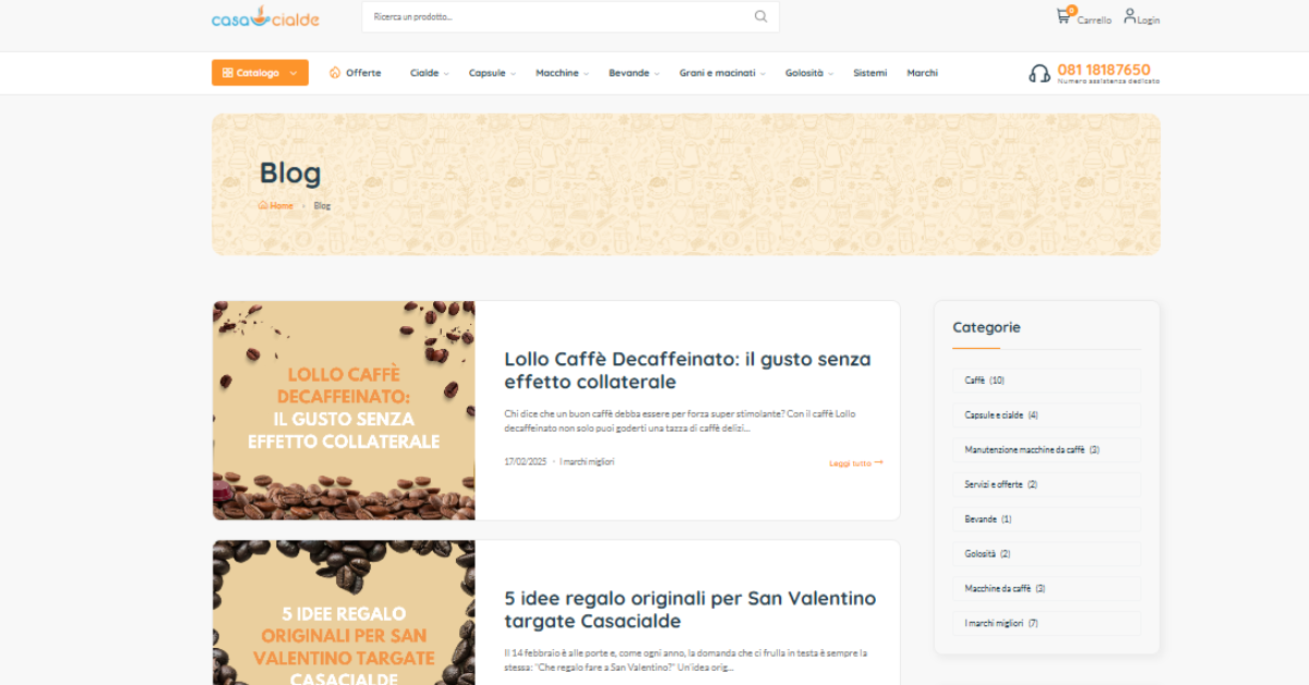 Blog e novit sul settore caff e affini aggiornato