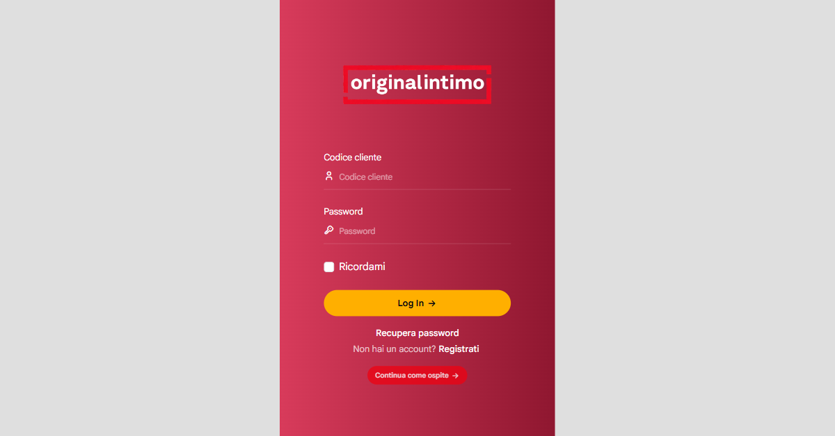WEBAPP login
